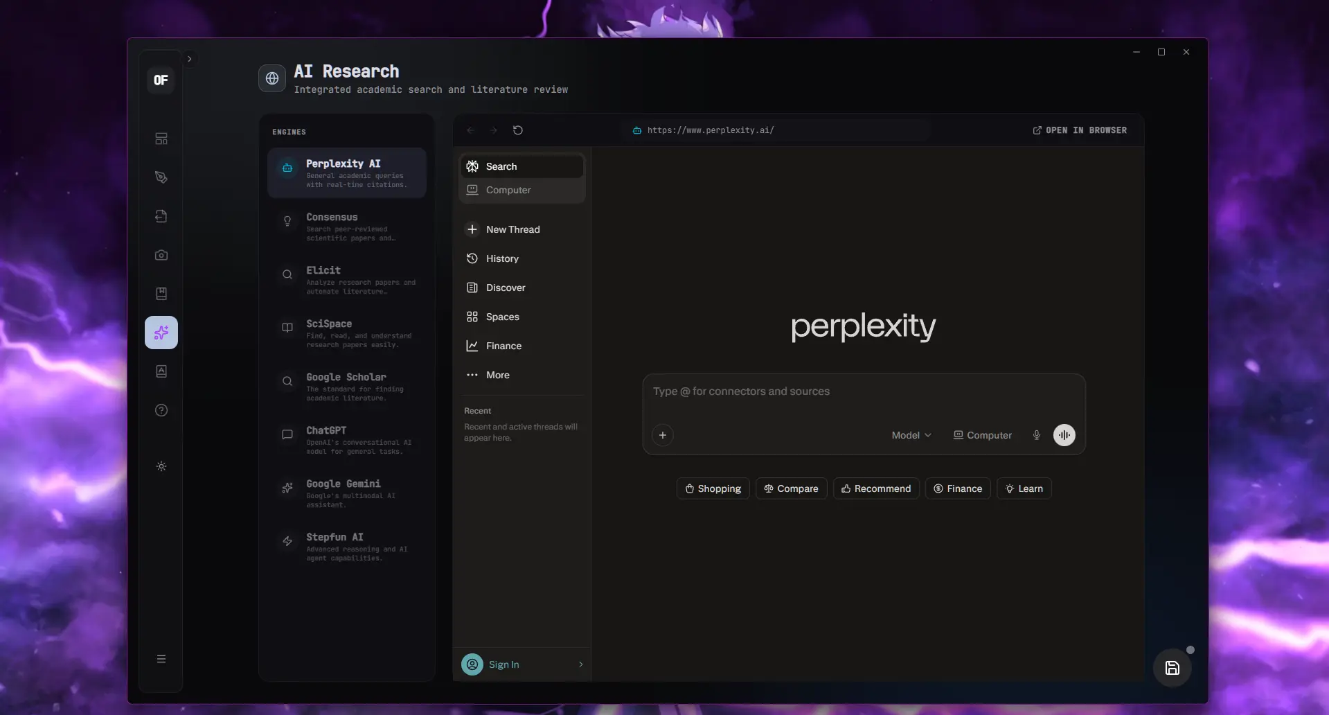 Integrated AI Research Hub